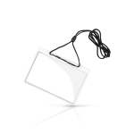 Identificador con cuerda ajustable para colgar 10.3x6.6cm vista 2