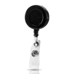 Portacredenciales extensible con casquillo de resina con clip color negro vista 11