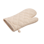 Guante de algodón ideal para cocinar y evitar quemaduras color beige