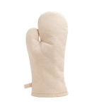 Guante de algodón ideal para cocinar y evitar quemaduras color beige vista de impresión