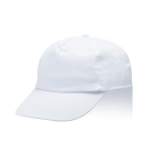 Gorra de poliéster y algodón en distintos colores 125 g/m2 color blanco