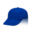 Gorra de poliéster y algodón en distintos colores 125 g/m2 color azul real