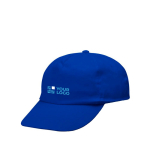 Gorra de poliéster y algodón en distintos colores 125 g/m2 color azul real vista de impresión