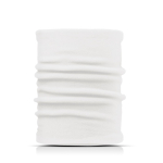 Braga de poliéster y elastano para proteger boca y nariz color blanco