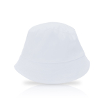 Gorro de algodón ideal para niños en varios colores 155 g/m2 color blanco