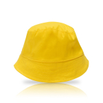 Gorro de algodón ideal para niños en varios colores 155 g/m2 color amarillo