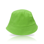 Gorro de algodón ideal para niños en varios colores 155 g/m2 color verde claro