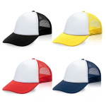 Gorra adulto con malla trasera transpirable y panel frontal 370 g/m2 vista detalle 7