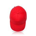 Gorra infantil de algodón con detalle de color en visera 255 g/m2 color rojo