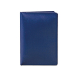 Cartera portadocumentos con 2 separadores e interior transparente color azul marino