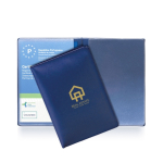 Cartera portadocumentos con 2 separadores e interior transparente