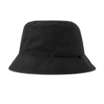 Gorro bob reversible de poliéster reciclado impermeable 85 g/m2 color negro vista 11