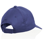 Gorra de algodón para niños de 5 paneles y cierre con velcro color azul real