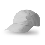 Gorra de poliéster reciclado resistente al agua de 85 g/m2 color gris claro