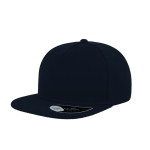 Gorra hecha parcialmente de lana con visera plana de 400 g/m2 color azul marino