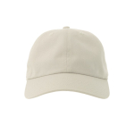 Gorra desestructurada con cierre hebilla y mezcla de algodón 280 g/m2 color blanco vista detalle 6