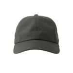 Gorra desestructurada con cierre hebilla y mezcla de algodón 280 g/m2 color gris oscuro vista detalle 6