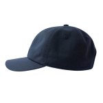 Gorra desestructurada con cierre hebilla y mezcla de algodón 280 g/m2 color azul marino