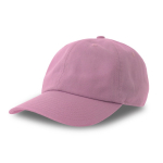 Gorra desestructurada con cierre hebilla y mezcla de algodón 280 g/m2 color lila