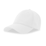 Gorra de poliéster reciclado y elastano con dry tech 195 g/m2 color blanco
