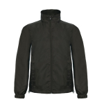 Chaqueta de poliéster para hombre cortaviento e impermeable B&C color negro vista 11