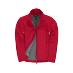 Chaqueta softshell elástica de poliéster de mujer 300 g/m2 B&C color rojo