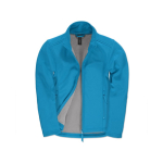 Chaqueta softshell elástica de poliéster de mujer 300 g/m2 B&C color aguamarina