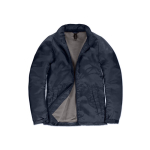 Chaqueta de poliéster para mujer impermeable y cortaviento B&C color azul marino