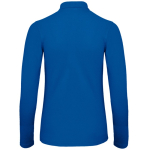 Polo básico de algodón de manga larga para mujer 180 g/m2 B&C color azul real