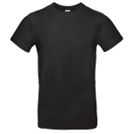 Camiseta de algodón para hombre de manga corta 185 g/m2 B&C color negro vista 11