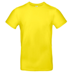 Camiseta de algodón para hombre de manga corta 185 g/m2 B&C color amarillo