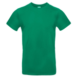 Camiseta de algodón para hombre de manga corta 185 g/m2 B&C color verde