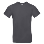 Camiseta de algodón para hombre de manga corta 185 g/m2 B&C color gris oscuro