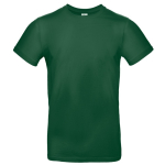 Camiseta de algodón para hombre de manga corta 185 g/m2 B&C color verde oscuro