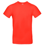 Camiseta de algodón para hombre de manga corta 185 g/m2 B&C color naranja oscuro