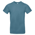 Camiseta de algodón para hombre de manga corta 185 g/m2 B&C color azul grisáceo