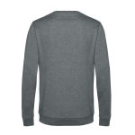 Jersey de cuello redondo de algodón entallado 280 g/m2 B&C color gris claro jaspeado