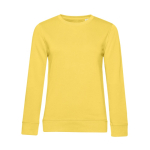 Sudadera para mujer de manga larga en algodón 280 g/m2 B&C color amarillo