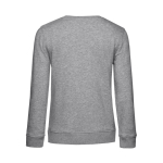 Sudadera para mujer de manga larga en algodón 280 g/m2 B&C color gris claro