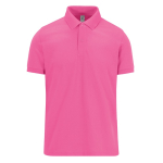 Polo clásico unisex de algodón en manga corta 180 g/m2 B&C color rosa