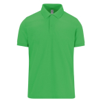 Polo clásico unisex de algodón en manga corta 180 g/m2 B&C color verde manzana