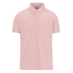 Polo clásico unisex de algodón en manga corta 180 g/m2 B&C color rosa pastel