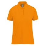 Polo clásico de algodón para mujer de manga corta 180 g/m2 B&C color naranja