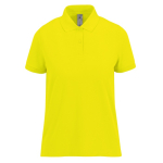 Polo clásico de algodón para mujer de manga corta 180 g/m2 B&C color verde lima