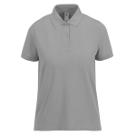Polo clásico de algodón para mujer de manga corta 180 g/m2 B&C color gris jaspeado