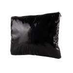 Neceser acolchado hecho de poliéster metalizado 150 g/m2 color negro segunda vista
