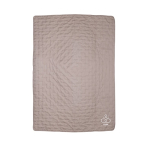 Manta de tacto suave rellena de poliéster 120 x 160 cm 90 g/m2 color beige quinta vista