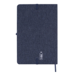 Libreta ecológica con tapa de RPET y soporte para móvil A5 hojas lisas segunda vista