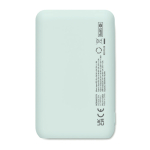 Powerbank rectangular hecho de ABS reciclado 5.000 mAh