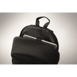 Mochila para portátil de materiales reciclados y soporte trolley 15'' color negro vista fotografía cuarta vista